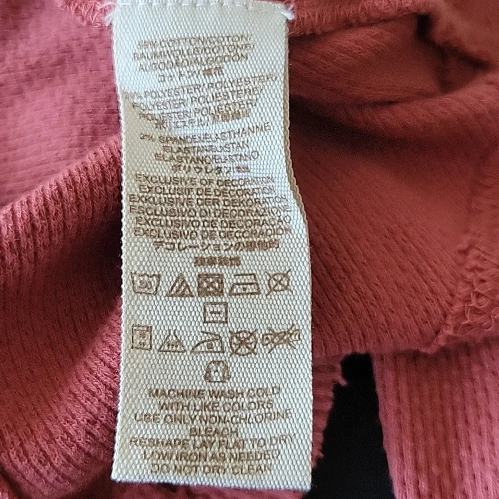 Free People Rare Lovely Lady Thermal Top